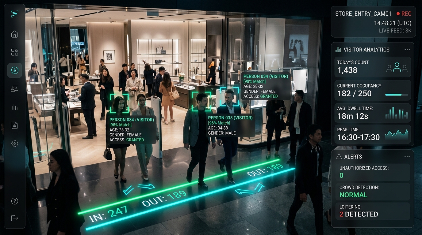 Système de Vidéosurveillance & Comptage Intelligent